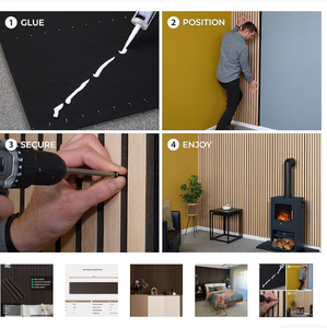 Panneaux acoustiques en bois Bubos pour la maison et le bureau, panneaux muraux acoustiques en bois, fabricant en gros de panneaux acoustiques en bois - Product Image 6