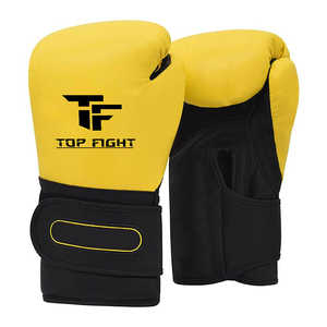 ถุงมือชกมวยแบบกำหนดเอง พิมพ์ลายสำหรับนักมวย MMA คิกบ็อกซิ่ง ฝึกซ้อม ถุงมือชกมวยหนัง PU ปักโลโก้ตามสั่ง - Product Image 4