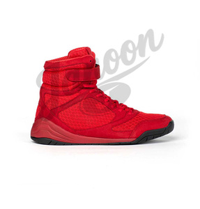 Chaussures de boxe personnalisées avec logo OEM, légères et confortables, pour l'entraînement professionnel et les combats sportifs, vente en gros - Product Image 2