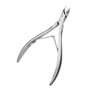 Coupe-ongles en acier inoxydable à bord fin pour doigts, à mâchoires concaves, pour podologie, avec ouverture large pour peaux mortes - Product Image 1