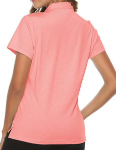 Camiseta de Alta Calidad 100% Algodón para Mujer, Transpirable, de Secado Rápido, Antiarrugas, Manga Corta, para Trabajo, NURAK SPORTS NS-2458 - Product Image 2