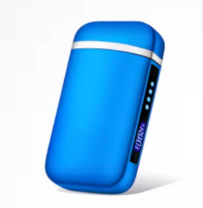 Encendedor Eléctrico Recargable Portátil, Encendedor de Cigarrillos sin Llama y Antipolvo, Encendedor Metálico para Exteriores con Cenicero - Product Image 2