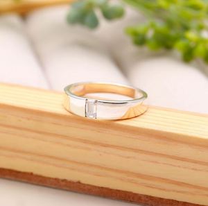 <b>Emerald</b> Cut Bezel Setting Moissanite 925 Sterling <b>Silver</b> White Gold Plated Luxury Engagement <b>Ring</b> Bridal Jewelry Gift Her - Product Image 4