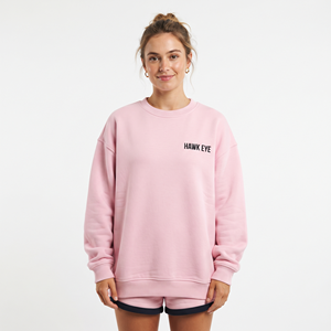Sudadera de Moda para Mujer, Corte Holgado, Hombros Caídos, Cuello Redondo, Manga Larga, Felpa de Algodón, Ropa Casual - Product Image 4