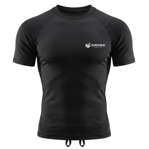 Wholesale <b>Men</b> <b>Compression</b> <b>Shirts</b> Short Sleeves Quick Dry Gym Workout Training Fitness Wear Custom Logo OEM Manufacturer Pakista - Product Image 1