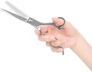 Professional Hair Cutting <b>Shears</b> Hairdressing Barber Razor Scissors Gold <b>Handle</b> Color Fix Hook Salon Scissors - Product Image 2