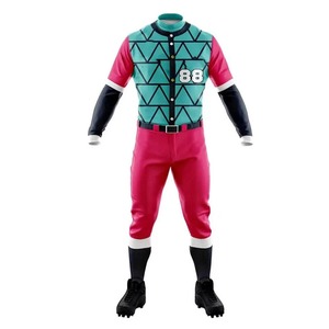 Conjunto de Uniforme de Béisbol de Alta Calidad, Transpirable, Diseño por Sublimación, Impresión de Logotipo Personalizado, Ropa de Equipo, Artículo de Club, Conjuntos de Béisbol Sublimados - Product Image 2