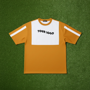 เสื้อยืดโอเวอร์ไซส์ผู้ชายสั่งทำพิเศษ สีทูโทน บล็อกสี  โลโก้สั่งทำได้ สไตล์ลำลอง สตรีทแวร์ - Product Image 6