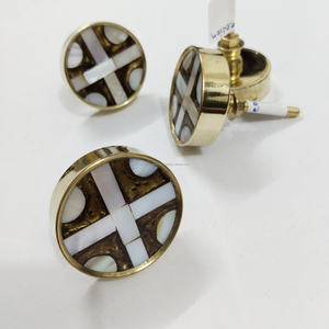 Boutons exclusifs en laiton et nacre, accessoires de quincaillerie faits main de la meilleure qualité pour tiroirs et portes de cuisine - Product Image 2