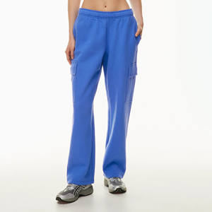 Pantalones cargo de cintura alta transpirables para mujer, estilo jogger, holgados, informales, para invierno. - Product Image 2