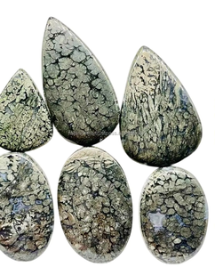 Natural <b>Marcasite</b> Loose Gemstone Cabochon Polished Mix Shape All Size Third Party Certified No Treatments <b>Jewellery</b> Pendant - Product Image 6