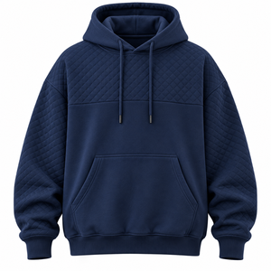 Sweat-shirts à capuche amples pour hommes – Hauts à capuche décontractés et confortables en molleton de coton chaud - Product Image 4