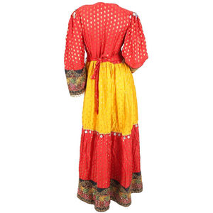 tribal women dress afghan kuchi style handmade cultural attire afghan kuchi dress traditional boho wear afghan kuchi dress - Product Image 2