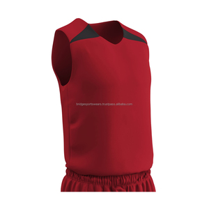 Ensemble d'uniformes de basket-ball personnalisés pour hommes, sans manches, imprimés, respirants, pour l'été, vêtements d'équipe - Product Image 3