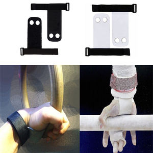 2 Holes Fitness Sheep Skin <b>Weight</b> <b>Lifting</b> Gym Palm Protector Gloves Gymnastic Hand <b>Grip</b> Wrist Support Professional Training - Product Image 6
