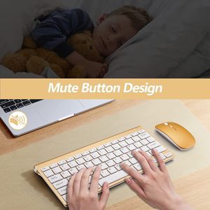 Combo Tastiera e Mouse Wireless 2.4G Compatto e Silenzioso, Design Ultra-Sottile ed Elegante per Computer Windows - Product Image 2