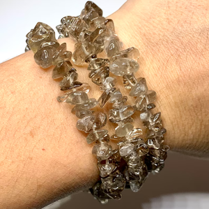 <b>Chip</b> Bracelet Natural Smoky Quartz <b>Chip</b> Bracelet <b>Crystal</b> Stone <b>Chip</b> Bracelet Gemstone Women Colorful Natural <b>Crystal</b> Wholesaler - Product Image 6