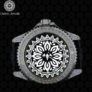 Charm_Jewells Luxury Stainless Steel <b>Watch</b> 40mm Round Dial Sapphire Crystal Quartz Movement Analog Women's Fashion Design - Product Image 1