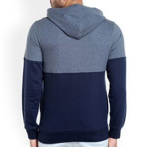 Sweat-shirt à capuche pour homme, couleur unie, coupe ample, décontracté, tricoté, manches régulières, vêtements d'automne - Product Image 3