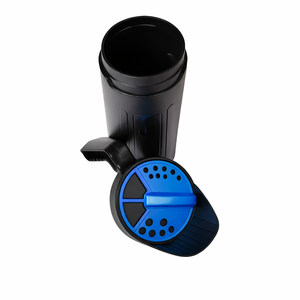 Outils modernes d'entretien des pelouses, épandeur de semences manuel de 4 lb, épandeur d'engrais et de sel, épandeur manuel pour pelouse et jardin, couleur bleue, OEM ODGGAD004 - Product Image 2