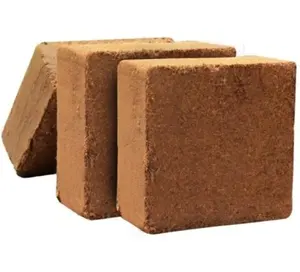 Bloque de fibra de coco 100% natural, bloque de fibra de coco prensada, ladrillo de fibra de coco, bloque comprimido de 5 kg que expande a unos 70-75 litros - Product Image 5