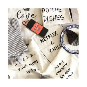 Fabricant indien meilleure vente pas cher prix personnalisé fait sur mesure Apple Design brodé usine en gros torchons de vaisselle personnalisés - Product Image 3