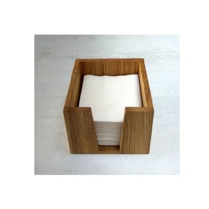 Soporte de Madera para Caja de Pañuelos, Diseño Nórdico, Independiente, Forma Cuadrada Moderna, Acabado Natural, Hecho a Mano, Ecológico y Duradero - Product Image 1