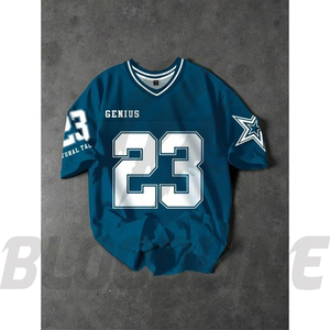 Camiseta Deportiva Genius 23 Verde con Estampado por Sublimación, Unisex para Adultos, Transpirable, de Poliéster - Product Image 4