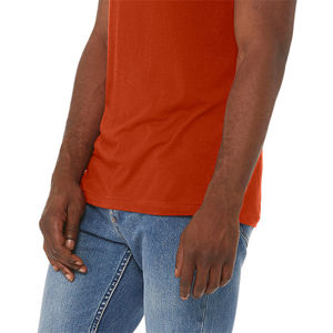 Camiseta de Punto 100% Algodón, Logotipo Personalizado, Antiarrugas, Ecológica, Estilo Urbano, para Hombre, Diseño Estampado Sólido, Alta Calidad, Talla OEM - Product Image 5