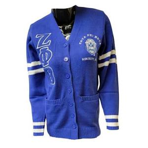 Zeta Phi Beta Winter Thin Acrylic <b>Cardigan</b> <b>Sweater</b>-Quick Dry <b>Women's</b> Unisex Top Search Results - Product Image 2