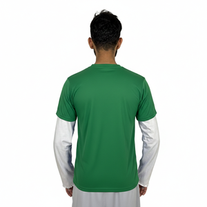 Camisas de doble capa para hombre al mejor precio y con MOQ bajo, estilo urbano, camisas de doble capa elegantes, camisa de doble capa de media manga para hombre - Product Image 2