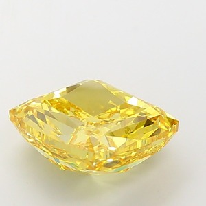 Venta al por mayor de diamantes modificados de corte cojín, color amarillo intenso de 10.06 quilates, claridad VS1, pulido excelente, simetría, alto valor, comercio B2B - Product Image 2