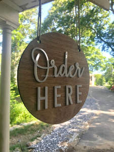 Rustic Style Wood Hanging <b>Sign</b> Custom Wooden <b>Sign</b> <b>for</b> Home, <b>Shop</b> & Cafe Decoration - Product Image 2