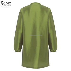Vente en gros Tablier de coiffeur pour femmes hommes Vestes de salon en laine respirante pour barbiers Salons de beauté avec coton - Product Image 6