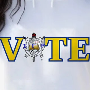 Sudadera con Capucha Estampada de Moda Sigma Gamma Rho VOTE para Mujer, Sudadera Casual con Letras Griegas, Ropa Urbana Personalizada - Product Image 3