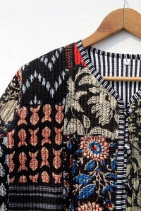Chaqueta Acolchada de Algodón para Mujer, con Estampado de Cuadros, Transpirable, de Secado Rápido, Cuello en V, Mangas Desmontables, Nueva Llegada - Product Image 5