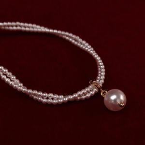 Collar de Perlas de Doble Capa con Diseño Delicado para Mujer, Estilo Nicho, de Shi Jia - Product Image 3