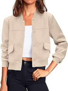 Chaqueta Bomber Blanca Personalizada para Mujer, Precio al por Mayor, Zeta Phi Beta, Tejido Sólido Antiencogimiento, Cierre de Cremallera, Largo Regular, Estilo Crop - Product Image 1