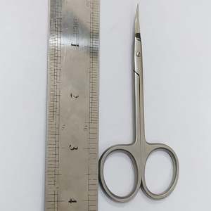 Ciseaux à cuticules professionnels à design incurvé, ciseaux à cuticules mortes de 4 pouces, ciseaux à cuticules russes pour manucure - Product Image 3