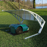 Abri de toit universel résistant aux intempéries pour tondeuse robotisée Automower, conception à fixation rapide, compatible avec la plupart des robots tondeuses intelligents