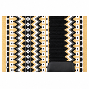 Vente en gros de tapis de selle western, couvertures de selle tissées Navajo, tapis d'équitation en laine personnalisés, équipement équestre, tapis de ranch, fabricant exportateur - Product Image 1