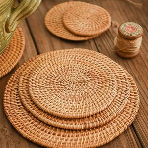 Manteles Individuales de Ratán Tejido al por Mayor, Hechos a Mano en Vietnam, Accesorios Duraderos para Mesa de Comedor, Materiales Ecológicos y Sostenibles - Product Image 6