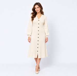 Cardigan en viscose pour femme, manches longues, col en V, coupe trapèze, couleur unie, respirant, ouvert sur le devant, décontracté, élégant, léger, tricoté - Product Image 2
