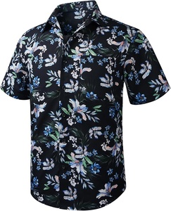 Camisas Hawaianas para Hombre, Manga Corta, Casuales, Estampado Floral, con Botones, Camisa Tropical, Vacaciones de Verano, Playa, Aloha, Hawái - Product Image 2