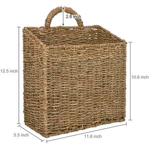 Cesta colgante de mimbre tejida con hierba marina, cesta de almacenamiento hecha a mano, venta al por mayor, ecológica, hecha en Vietnam - Product Image 2