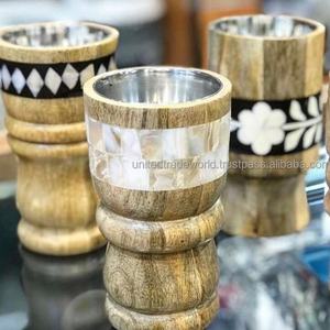 Dernier brûleur d'encens en nacre et bois de manguier Bakhoor Mubkhar par United Trade World - Product Image 2