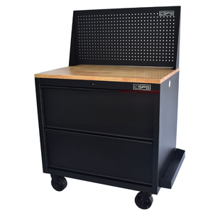 Heavy Duty Powder Coated Steel 2 Drawer <b>Tool</b> <b>Cabinet</b> Family keywords: for Garage Workshop Storage Use - Product Image 5