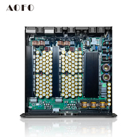 Amplificateur de puissance numérique à deux canaux 4200W-6000W avec technologie GaN pour système audio professionnel PA, montage en rack