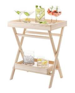 Wooden Handmade Portable Coffee <b>Table</b> Tea <b>Table</b> for Home, <b>Nesting</b> <b>Table</b>, Garden and Living Room Coffee <b>Table</b> (Natural Wood) - Product Image 3