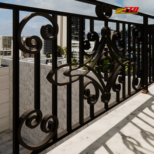 Barandillas de hierro fuertes y elegantes para la decoración del hogar, balcones hechos a mano en Vietnam - Product Image 2